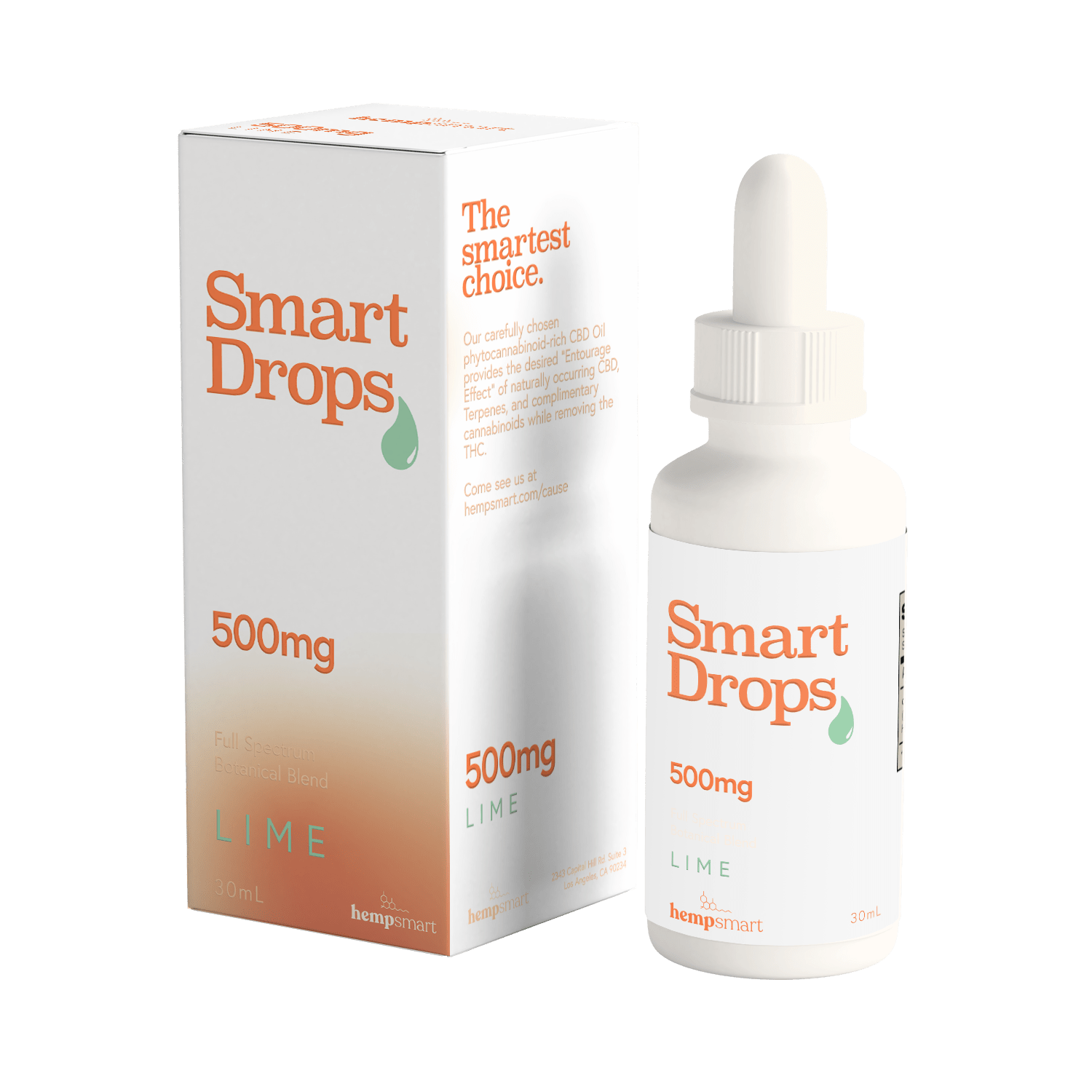 hempsmart™ Smart Drops Lime 500mg